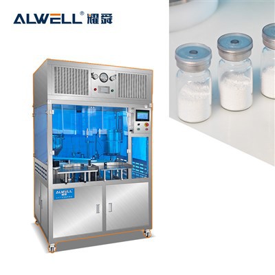 Ampolles de pols de vials automàtics que omplen la màquina de taponar